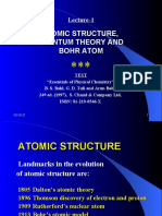 Atomic Structure, Quantum Theory AND Bohr Atom