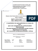 Pub en Classe de Fle PDF