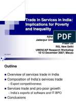 Trade in Services in India: Implications For Poverty and Inequality