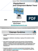 LCD Cost Break-Down 2006 by Displaysearch