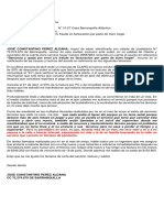 Denuncia y Queja Por Error y Fraude en Facturación Por Parte de Claro Hogar PDF