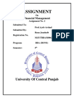 Assignment: University of Central Punjab