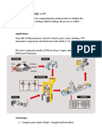 Powder Metallurgy: Applications