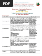 Event Details ITSA TechFest-2K20.