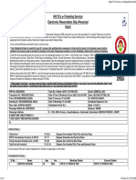 Irctcs E-Ticketing Service Electronic Reservation Slip (Personal User)