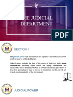 Judicial Dept Report