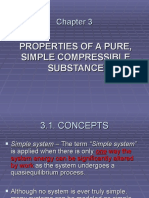 Properties of A Pure, Simple Compressible Substance