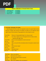 Group 2: Patient Admission & Present Perfect Tense