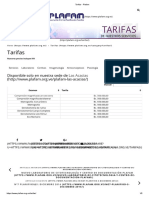 Tarifas - Plafam Imagenologia