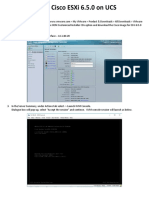 Install ESXi 6.5.0 On UCS