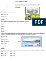 Equações de 2º Grau