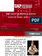 Semana 1 - Conceptos Básicos Del Derecho PDF