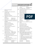 Allen NTSE Statewise Sample Paper With Solution-15