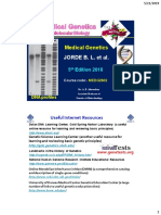 Medical Genetics: JORDE B. L. Et Al