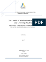 The Denial of Motherhood in Beloved and Crossing The River