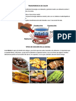 Transferencias de Calor y Tipos de Coccion en La Cocina