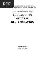 Reglamento General de Graduacion Ingenieria Civil Has