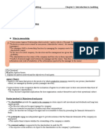 BBFD 2033 Fundamentals of Auditing Chapter 1: Introduction To Auditing