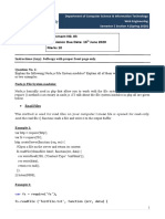 Assignment N0. 03 Submission Due Date: 16 June 2020 Marks 10