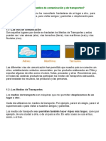 Qué Labor Cumplen Los Medios de Comunicación y de Transportes