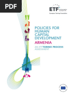 Policies For Human Capital Development: Armenia