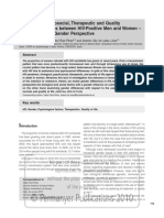 Aspectos Biológicos, Terapeuticos en Mujeres Con VIH Comparado A Hombres AIDS Review