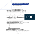 13 Ejercicios Producto Escalar y Vectorial en R3 PDF