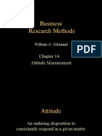 Business Research Methods: Attitude Measurement