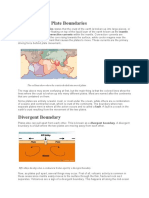 Introduction To Plate Boundaries