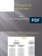 3 - Processo de Usinagem PMF