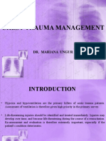 Chest Trauma Management: Dr. Mariana Ungur