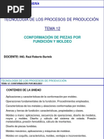 Tema 12 - Fundición y Moldeo