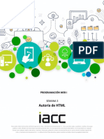 Semana 3 - Programación Web I - Contenidos