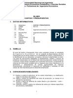 EA313 Costos y Presupuesto