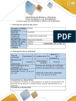 Guia de Actividades y Rúbrica de Evaluación - Tarea 4 - Plantear Propuesta de Solución Estudio de Caso