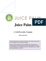 Juice Palm: A Cold-Press Juice Company