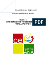 Tema 5 Los Derechos y Deberes de Los Trabajadores