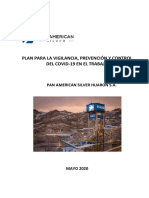 PL-MO-SEG-02 Plan Vigilancia Prevención y Control COVID-19 Huaron Rev