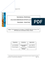 Technical Proposal Calcium Ammonium Nitrate (Can) Plant Pakarab - Pakistan