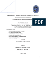 Fundamentos de La Teoria de Las Inteligencias Multiples