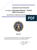 Warfighter Information Network - Tactical (WIN-T) Increment 2