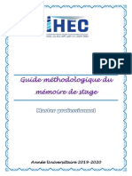 Guidemethodologiquedumemoiredestagemasterprof.2019-2020 PDF