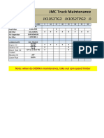 Model JX1052TG2 JX1052TPG2 JX5052XXYTG2 (Convey 3360) : JMC Truck Maintenance Chart