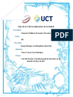 "Rol Del Estado Constitucional de Derecho en El Mundo de Hoy en Día"actuall Erronio