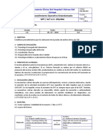 Procedimiento Operativo Estandarizado GPT / Alt U.V. Líquida