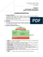 Organización de Los Datos: Tablas y Gráficos Estadísticos