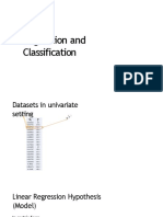 Regression and Classification