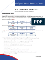 Comunicado 05 - Nivel Avanzado PDF