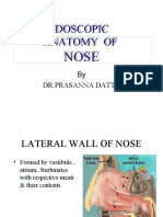 ENDOSCOPIC ANATOMY of NOSE & PNS.