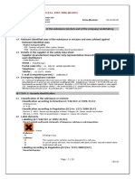 Safety Data Sheet: According To Regulation (EC) No. 1907/2006 (REACH)